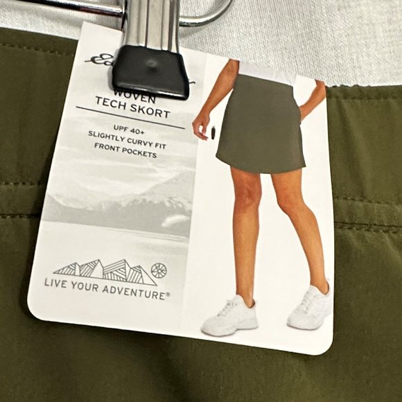 Eddie Bauer Woven Tech Skort Size XXL - Picture 2 of 4